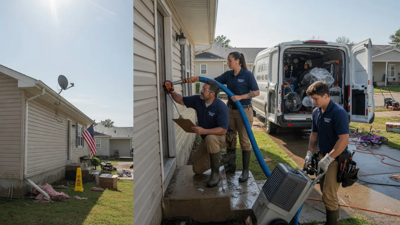 Ceiling Water Damage Restoration in East Prairie, MO near me